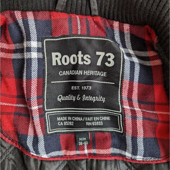 Roots Black Pea Coat - Picture 5 of 6